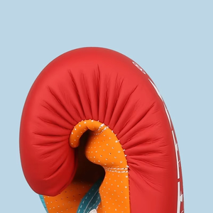 Thick Leather Sealed Inner Liner Customizable Personalized Logo Color 6oz High Quality Adjustable Wrist Protective Boxing Gloves - Product Image 5