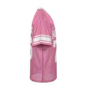 Hoodrix Wears Custom Sublimated Men's Lacrosse Jersey Short Sleeve Porthole <b>Mesh</b> Lightweight Breathable Quick Dry Team Uniform - Product Image 3