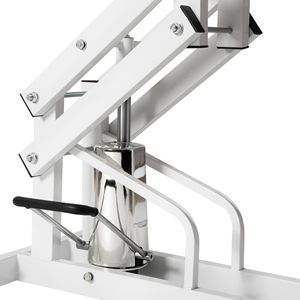 Tavolo Professionale per Toelettatura Cani da 43 Pollici, Robusto con Telaio Idraulico Regolabile, Tavolo Professionale Migliorato per Asciugatura Cani, Regolabile - Product Image 3