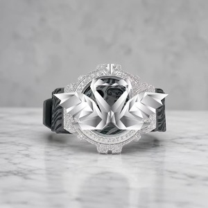 Good Quality Moissanite Diamond Watch with VVS Stones for Men Fashion Jewelry Wristwatch Available At Best Price - Product Image 6