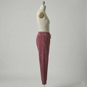 Joggers pour hommes en coton épais, délavés à l'acide, écologiques, respirants, personnalisables, formels, effet usé et craquelé, avec cordons de serrage robustes - Product Image 5