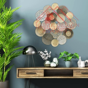 Décoration murale en fer pour extérieur, design abstrait, meilleure vente, décoration murale suspendue pour chambre à coucher et salon/intérieur - Product Image 4