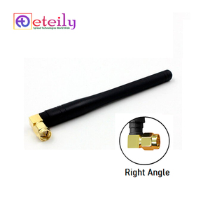 Antena de pato de goma ETEILY 868MHz 5dBi perfil bajo y baja pérdida de ángulo recto con conector macho SMA hecho en comunicación India - Product Image 1