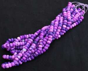 Natural Purple Lavender <b>Opal</b> Beads 8mm Candy <b>Opal</b> Rondelle Beads Loose Gemstone Beads For Jewelry Making DIY Bracelet <b>Necklace</b> - Product Image 3