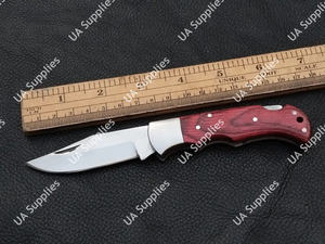 Navaja de Bolsillo Plegable EDC de Acero Inoxidable Hecha a Mano de Alta Calidad, para Caza, Camping, Búsqueda y Rescate, Afilada como una Navaja, Profesional - Product Image 6