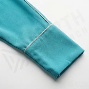 Abaya Kimono OEM 2025 pour femmes musulmanes, en tissu polyester épais, doux et très extensible, col en V, manches longues, ornée de perles, longueur cheville - Product Image 5
