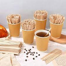 Eco-Friendly Wooden Coffee <b>Stirrers</b> – Disposable Natural Wood Stir Sticks for Coffee, Tea & Beverage - Product Image 6