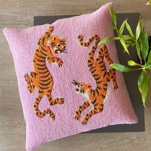 Cojín de Algodón Tejido de Alta Densidad, Tela Suave y Transpirable con Estampado, Almohada Decorativa de Lujo para Sofá de Oficina Ejecutiva Moderna - Product Image 4