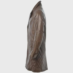 เสื้อโค้ทยาวผู้ชาย รุ่น Ruya Surgical M65 สีน้ำตาล ผลิตจากโพลีเอสเตอร์ กันน้ำ คอจีน มาตรฐาน ISO - Product Image 3