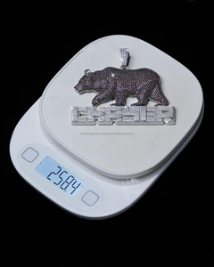 สร้อยคออัญมณีสำหรับผู้ทดสอบอัญมณีรูปสัตว์925เงินประดับเพชรด้วยเพชรสีดำจี้รูปสัตว์ - Product Image 3