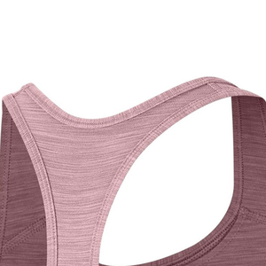 Soutiens-gorge de sport pour femmes à maintien élevé avec bretelles réglables et logo frontal, en Spandex/Nylon respirant pour adultes - Soutien-gorge décontracté pour le fitness et la gym - Product Image 6