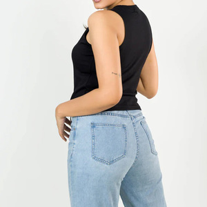 Camiseta sin Mangas para Mujer, Ecológica, 100% Algodón Orgánico, Secado Rápido y Transpirable, Antiencogimiento, Informal de Verano - Product Image 4
