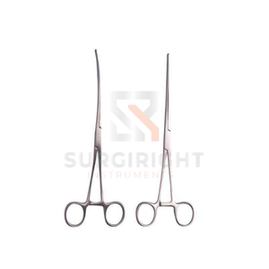 Pinces intestinales vétérinaires réutilisables en acier inoxydable, courbées, manuelles, instrument chirurgical standard, OEM, personnalisables - Product Image 4