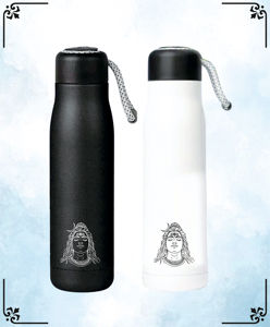 Bouteille d'eau promotionnelle en métal imprimée Hanuman Ji pour la Saint-Valentin et Noël - Product Image 5