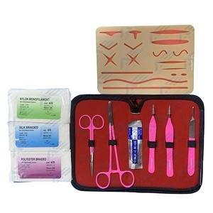 Kit de pratique Kit de formation pratique pour les étudiants en médecine Coussinet de peau de pratique de suture pour les étudiants en médecine Kit de formation de coussinet de suture - Product Image 1
