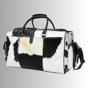 กระเป๋าเดินทางหนังแท้สไตล์เรียบง่าย ขนาดพกพาสะดวก พร้อมซิปปิด ปักแบรนด์ได้ น้ำหนักเบา ความจุ 20-35 ลิตร รุ่น LHODB-0005 - Product Image 1