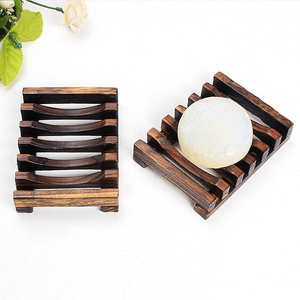 Meilleur porte-savon en bois design, porte-savon en bois artisanal avec drain, logo personnalisé, accessoires de salle de bain, porte-savon en bois - Product Image 1