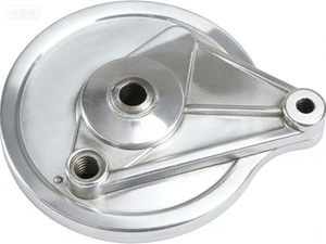 Ensemble de couvercles de moyeu arrière pour <span class=keywords><strong>moto</strong></span> AKT CGL CG150 - Cache-tambour de frein en aluminium/acier avec joint anti-poussière pour modèles 150cc - Product Image 2