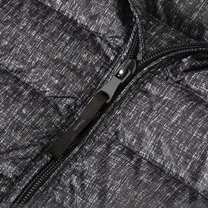 <b>Women</b> Black Textured Quilted <b>Jacket</b> Casual Winter Outerwear Solid Color Windproof Thick Regular Fit - Product Image 4
