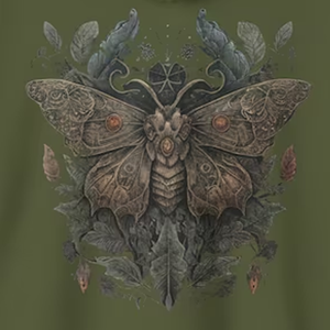 Sweat-shirt à capuche graphique vert forêt de haute qualité, coupe oversize, épaules tombantes, imprimé au dos, lourd, vente en gros, streetwear - Product Image 4