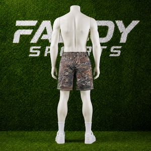 Shorts en maille camouflage personnalisés pour hommes, respirants, pour la gym, le basketball, tactiques, streetwear, séchage rapide, entraînement sportif - Product Image 3