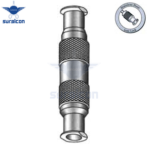 Adaptador de Transferencia de 3 cm / 1-1/4" con Conexión Luer Lock, Instrumento Quirúrgico Manual de Acero Inoxidable para Liposucción - Marca Surgicon - Product Image 4