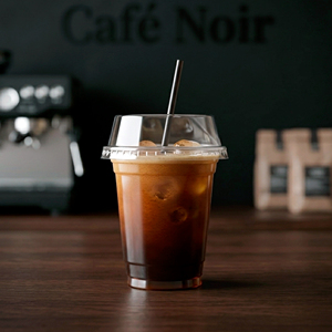 QUANG QUAN Round Single Wall Disposable Transparent PP <b>Cups</b> 500ml/700ml Capacity 95mm Diameter <b>Cold</b> Takeaway Coffee <b>Cups</b> - Product Image 1