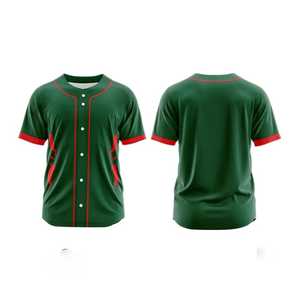 Chemise de baseball à boutons, vêtements de sport, maillot de baseball, design populaire, vêtements de sport légers, maillot de baseball fabriqué au Pakistan - Product Image 4