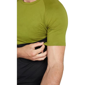 T-shirts décontractés pour hommes 100 % coton, séchage rapide, légers, avec logo personnalisable, couleur et taille au choix, anti-boulochage, manches courtes, coupe ample - Product Image 2