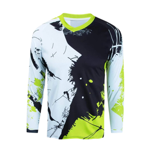 Traje de Motocross Personalizado al por Mayor, Transpirable, de Secado Rápido, con Logotipos y Nombres de Equipos Personalizados - Product Image 1