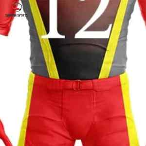 Hot <b>Sale</b> High Quality American Football Sport Jerseys Customizable Flag Pattern Top Selling Breathable Uniforms - Product Image 5