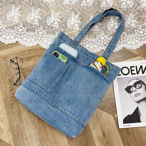 Bolsa de Mano Ecológica de Lona con Estampado Geométrico de Moda, con Asas de Hombro, Tamaño Mediano, para Compras y Regalos - Product Image 5