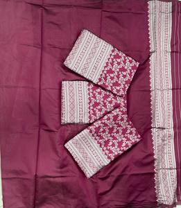 ผ้าส่าหรีผ้าไหมนุ่ม Banarasi สำหรับผู้หญิงชาวอินเดียและปากีสถาน - Product Image 3