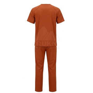Stylish Men Scrub Set Knitted Medical Uniform Hospital Workwear Healthcare Clothing Nursing <b>Doctor</b> <b>Outfit</b> Wholesale Supplier - Product Image 2