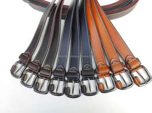 Cinturón Formal de Cuero Genuino, Estilo Clásico, Hebilla de Aleación, Hecho a Mano, Unisex, Talla Personalizada, Venta al Por Mayor, OEM - Product Image 2