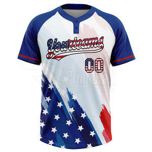 Latest Style Wholesale <b>Baseball</b> Two Button Shirts Design Your Own Product <b>Baseball</b> Two Button Shirts - Product Image 4