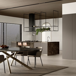 ตู้ครัว JY Project แบบสั่งทำพิเศษ สไตล์ยุโรปหรูหราทันสมัย วัสดุ MDF เป็นมิตรกับสิ่งแวดล้อม ทนทาน ติดตั้งง่าย ทำความสะอาดง่าย สำหรับประเทศเวียดนาม - Product Image 4