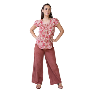 Camisa Estampada para Mujer, Blusa Informal de Corte Holgado para la Colección de Moda Diaria - Product Image 1
