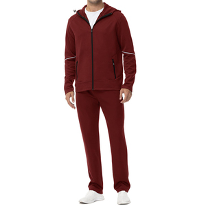Polo personnalisé pour homme, faible MOQ, coupe simple, survêtement en molleton de bonne qualité, grandes tailles, coupe ajustée, survêtement de jogging de haute qualité, vêtements de sport - Product Image 6