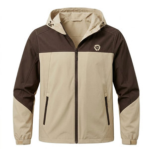 Chaqueta cortavientos para hombre con tela ligera y ajuste cómodo para actividades al aire libre y uso diario informal. - Product Image 1