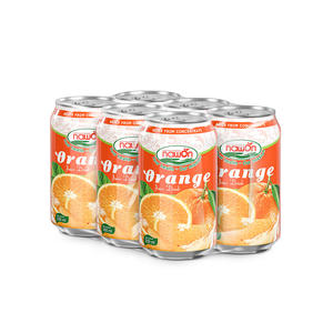 Boisson au jus d'orange 330 ml en conserve, usine de boissons NAWON Vietnam, prix de gros, étiquette privée, OEM ODM, faible MOQ, meilleur prix, HALAL - Product Image 2