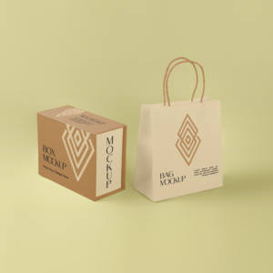 Juego de Bolsas de Regalo de Papel Personalizadas y Cajas de Envío, Caja de Embalaje Pequeña de Papel con su Propio Logotipo para Pequeñas Empresas, Muestra Gratuita - Product Image 6