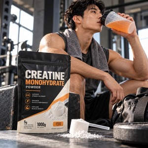 Creatina Monohidrato en Polvo Personalizada con Etiqueta Privada OEM ODM, 5g 1000g, Suplemento Deportivo Sabor Naranja - Product Image 3