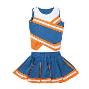 Ensembles d'uniformes de pom-pom girl pour femmes adultes avec impression par transfert thermique, 100% coton, uniforme avec nom de l'équipe - Product Image 6