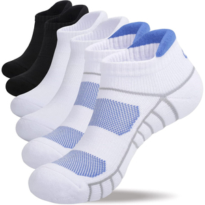 Men's Ankle Sports <b>Socks</b> Breathable Quick Dry Cushioned Terry <b>Running</b> Athletic <b>Socks</b> Summer Gray White Black - Product Image 3
