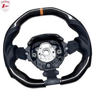 Z-ART volant en Fiber de carbone sec SVJ avec filetage <span class=keywords><strong>Orange</strong></span> pour Lamborghini <span class=keywords><strong>Aventador</strong></span> S LP700 LP720 LP740 LP750SV LP770 SVJ - Product Image 1