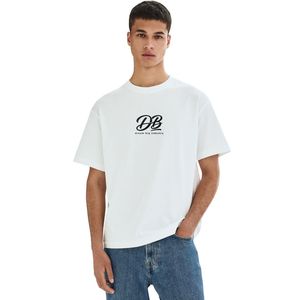 เสื้อยืดพรีเมียมทรงหลวมสำหรับผู้ชาย ผ้าคอตตอนหนา สไตล์ลำลอง สตรีทแวร์ พร้อมโลโก้สั่งทำ รับผลิตแบบ OEM ODM และ Private Label - Product Image 1