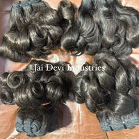 Lots de Cheveux Indiens Bruts Bouclés Type Bébé Remy, Cheveux Humains Naturels Non Traités, Cuticules Alignées, Fournisseur en Gros Direct Usine d'Inde