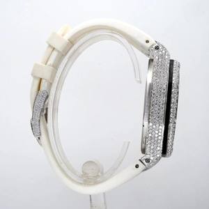 Reloj de Lujo para Hombre con Correa Blanca, Relojes de Cuarzo de Diseñador de Marca, Reloj de Moda RM con Moissanita, Logotipo Personalizado - Product Image 3