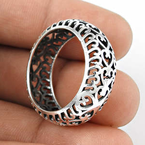 Joyería de Plata de Ley 925 de Alta Calidad, Diseño Moderno, Estilo Vintage, Anillo de Plata de Calidad Fina al por Mayor, Estilo Bohemio - Product Image 3